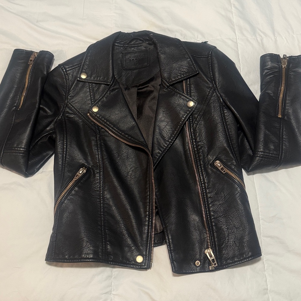 Blank NYC Black Leather Jacket